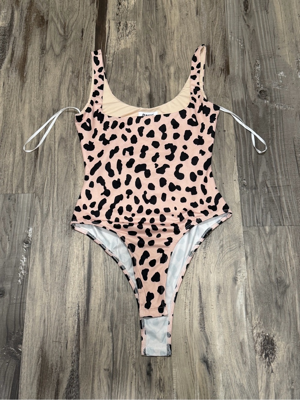Princess Polly tank top body suit cheetah leopard size 4 or small